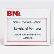 Laden Sie das Bild in den Galerie-Viewer, BNI Magnet-Namensschild