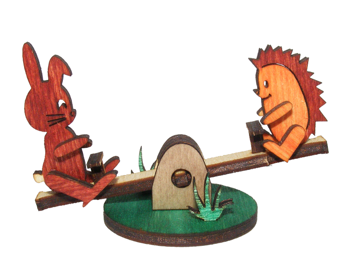 Bunny and Hedgehog - Wooden Easter Kit